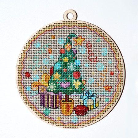 New Year's - Christmas tree Counted cross stitch kit 5516A