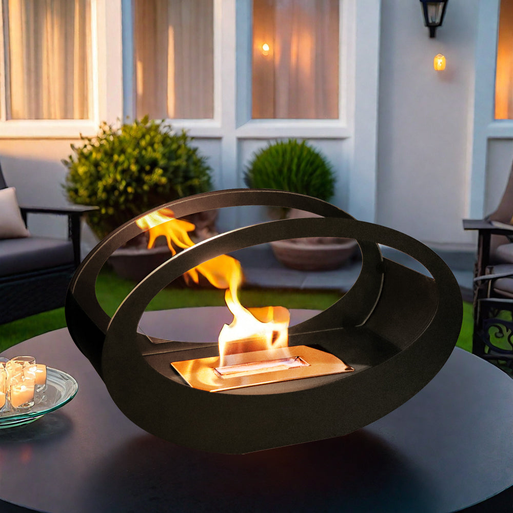 Instant Ambiance: Indoor/Outdoor Portable Fire Feature
