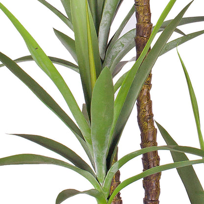 NNEAGS 180cm Artificial Natural Green Dracaena Yucca Tree Fake Tropical Indoor Plant Home Office Decor