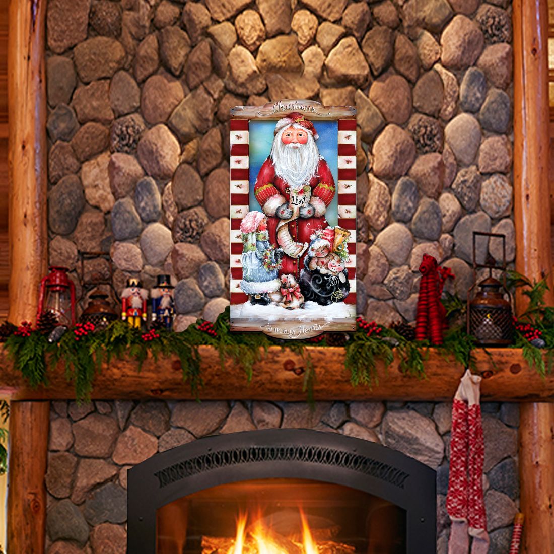 Christmas Wish Holiday Door Decor by Jamie Mills-Price - Christmas Decor - 8457516H