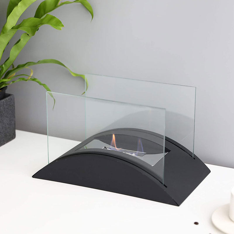 13.5"L Rectangular Tabletop Fireplace-3