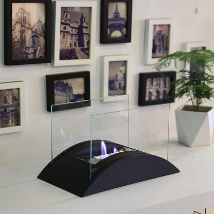 13.5"L Rectangular Tabletop Fireplace-4