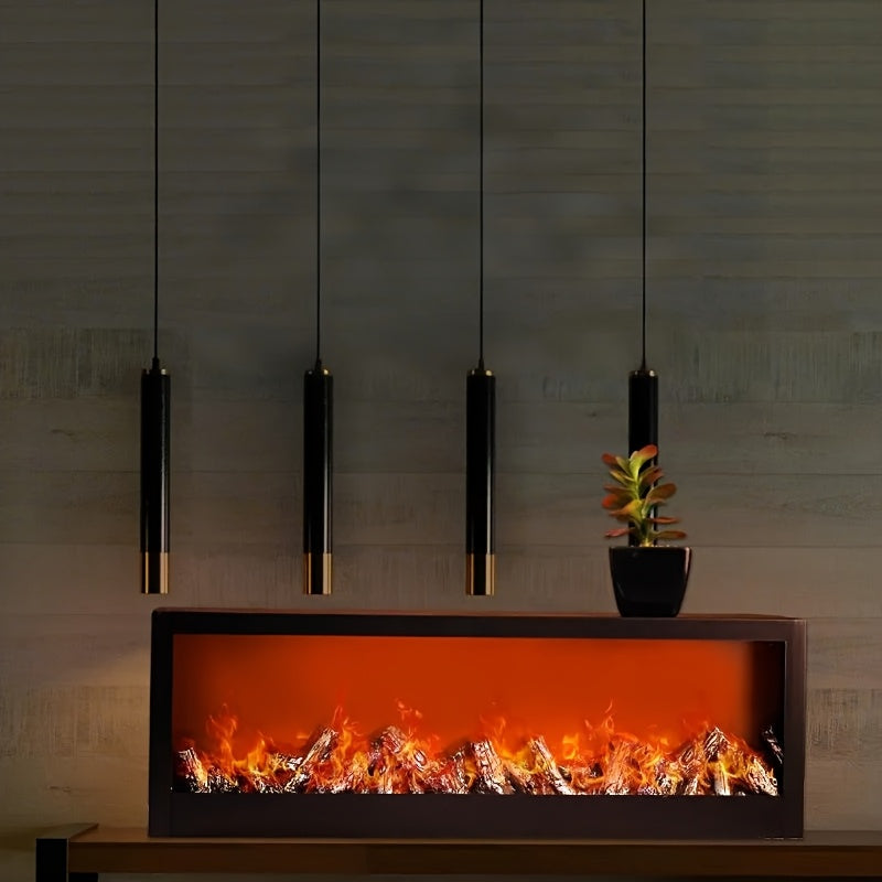 NNETM Art Deco Fireplace Light Home Decor