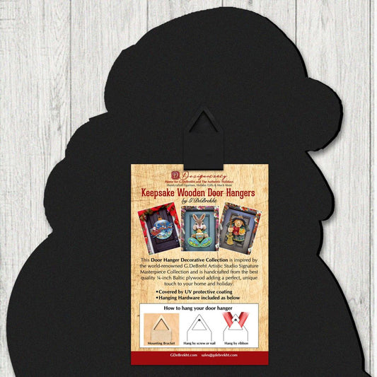 Snowman Christmas Door Decor by G. DeBrekht - Christmas Santa Snowman Decor - 8116101H