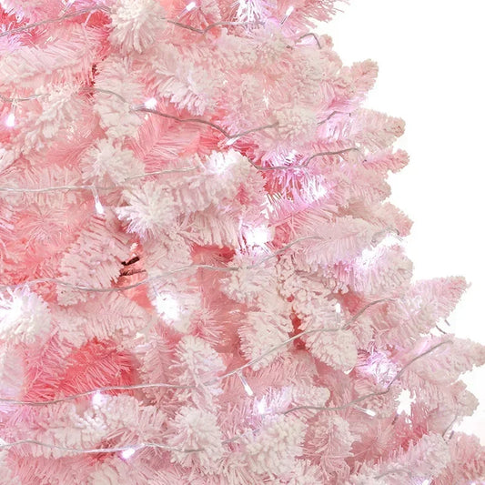 NNEOBA Artificial Christmas Tree Pink Blue Indoor Outdoor Decor