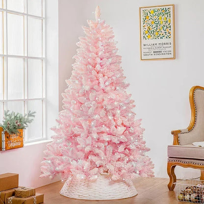 NNEOBA Artificial Christmas Tree Pink Blue Indoor Outdoor Decor