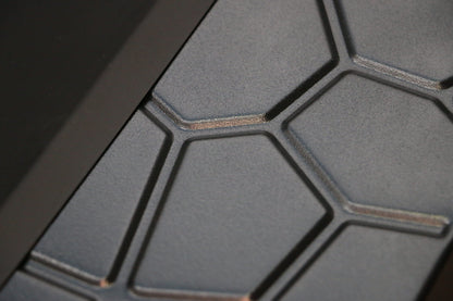 NNEDSZ 18" Square Metal Fire Pit Outdoor Heater