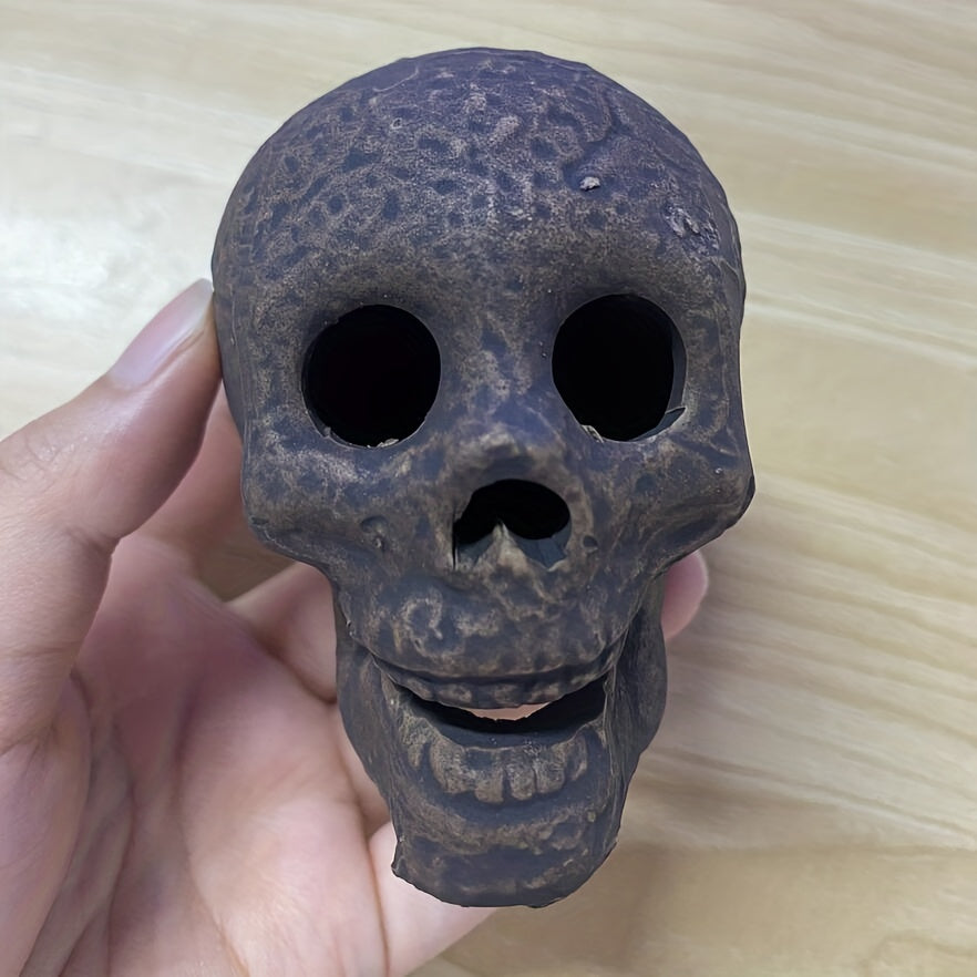 6pcs Ceramic Human Skull Fire Logs -  Fire Pits & Fireplaces-4