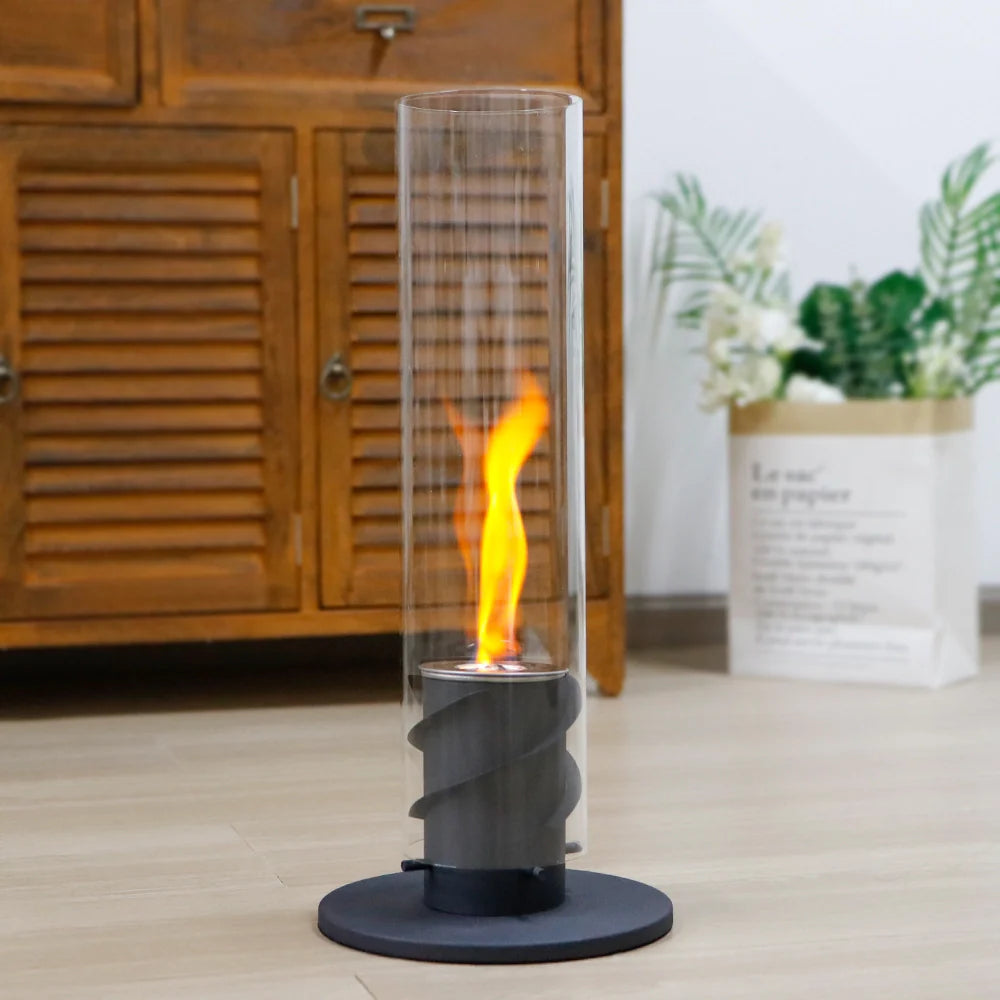 17''H Clean-Burning Bio Ethanol Ventless Fireplace-0
